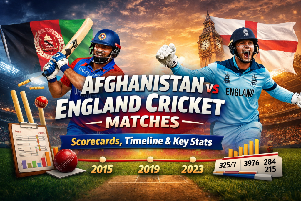 Afghanistan National Cricket Team vs England Cricket Team Match Scorecard