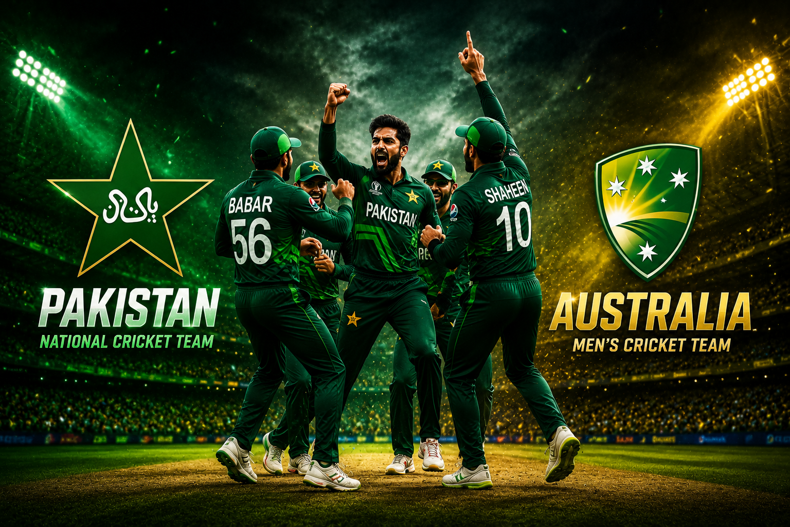 Pakistan National Cricket Team Vs Australian Men's Cricket Team Timeline