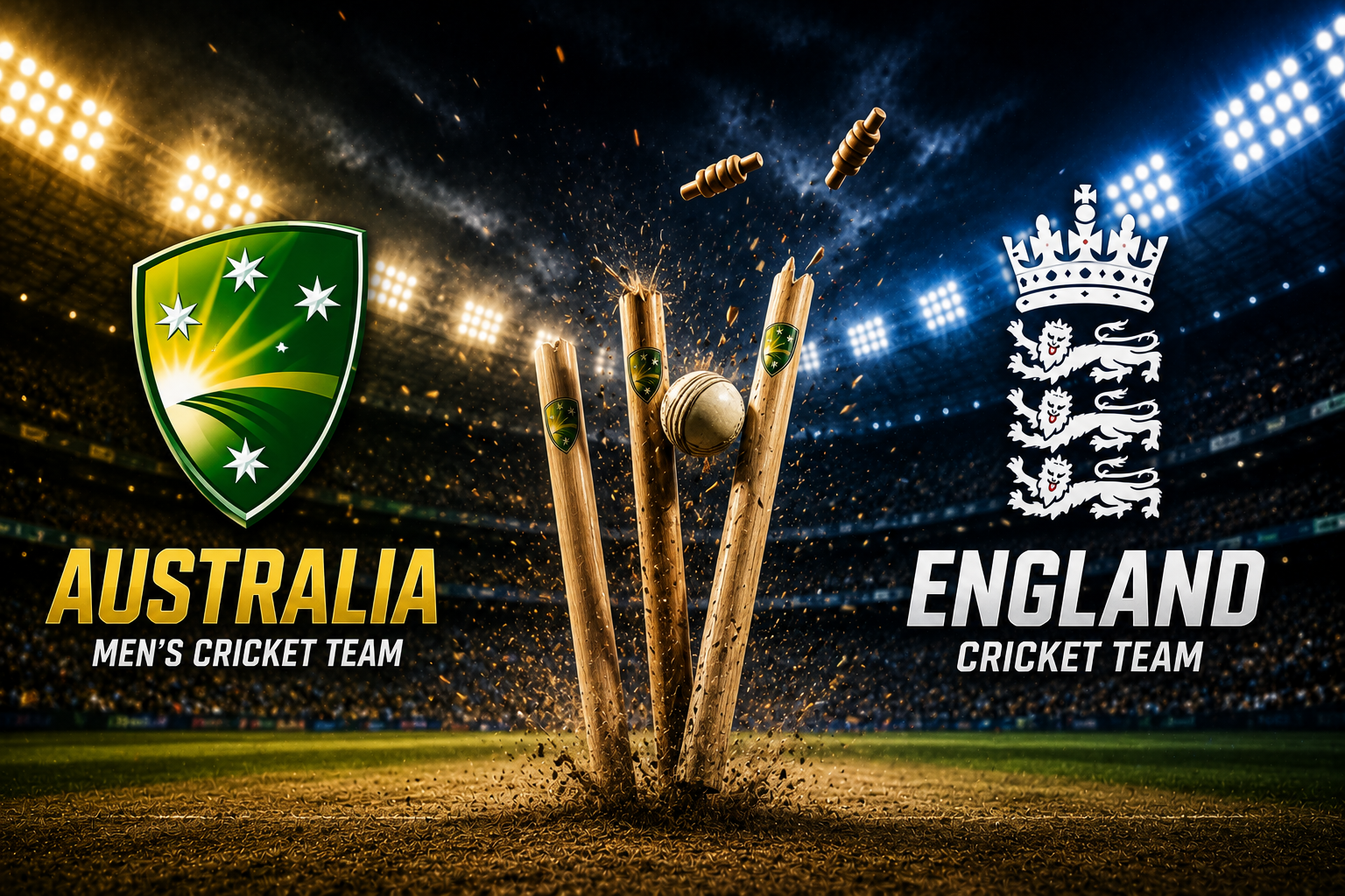 Australian Men’s Cricket Team vs England Cricket Team Stats