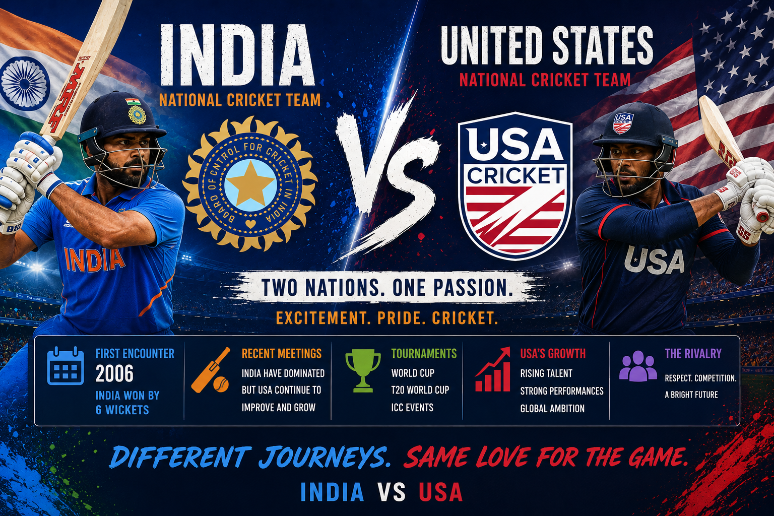 India National Cricket Team Vs United States National Cricket Team Match Scorecard