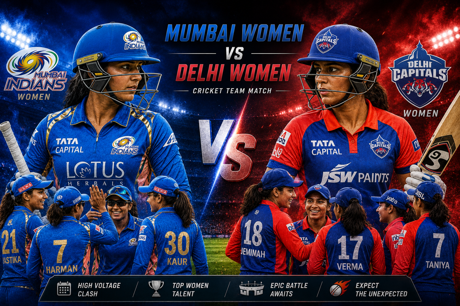 Mumbai Women Vs Delhi Women's Cricket Team Match Scorecard