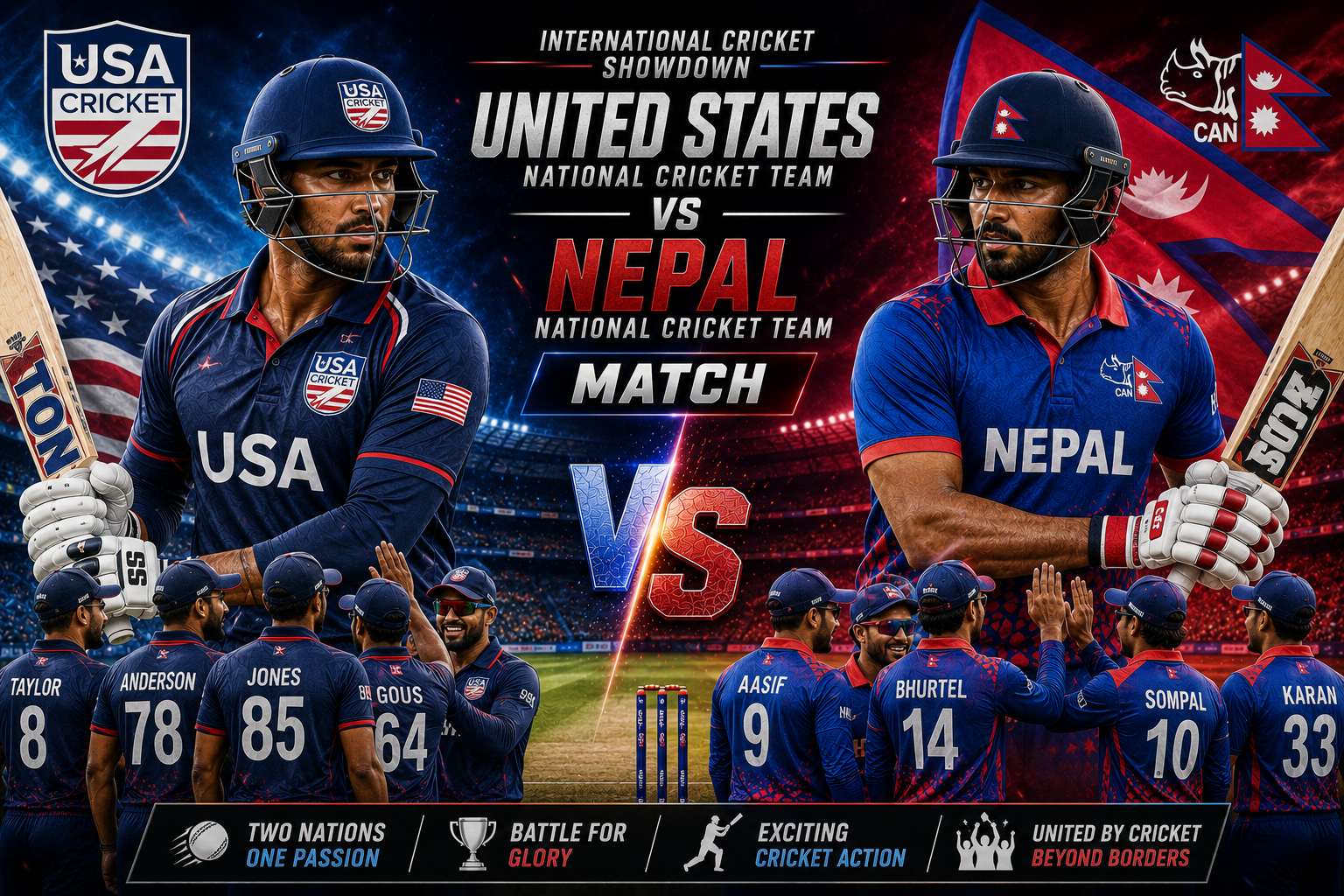 United States National Cricket Team Vs Nepal National Cricket Team Match Scorecard
