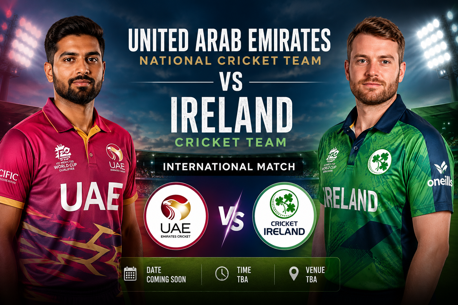 United Arab Emirates National Cricket Team Vs Ireland Cricket Team Match Scorecard