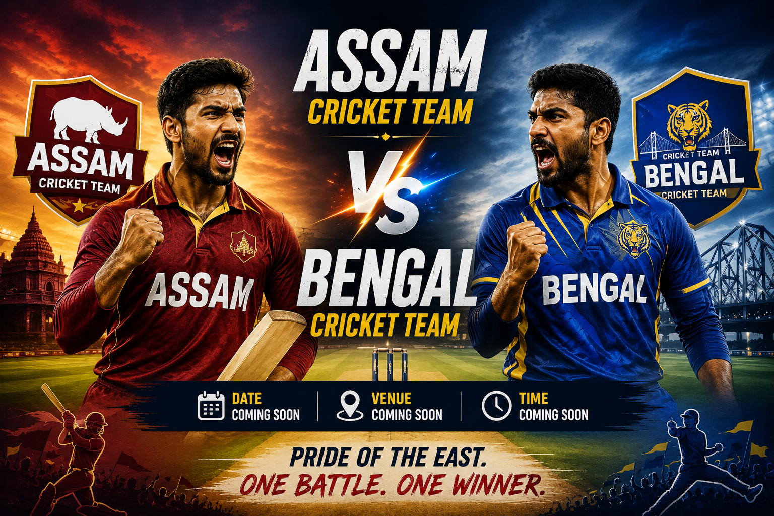 Assam Cricket Team Vs Bengal Cricket Team Stats