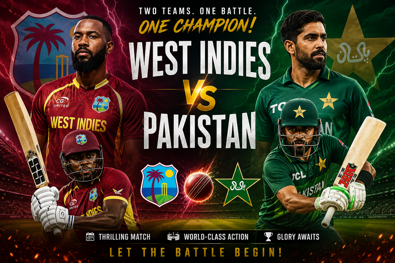 West Indies Cricket Team Vs Pakistan National Cricket Team Timeline