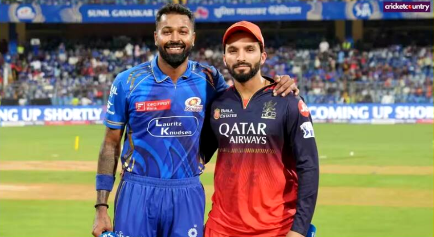 Mumbai Indians Vs Royal Challengers Bengaluru Timeline